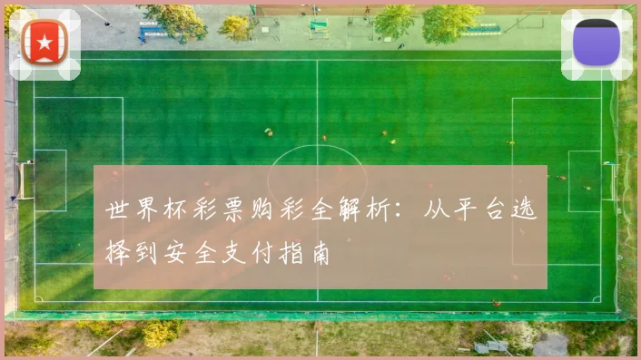 世界杯彩票购彩全解析:从平台选择到安全支付指南